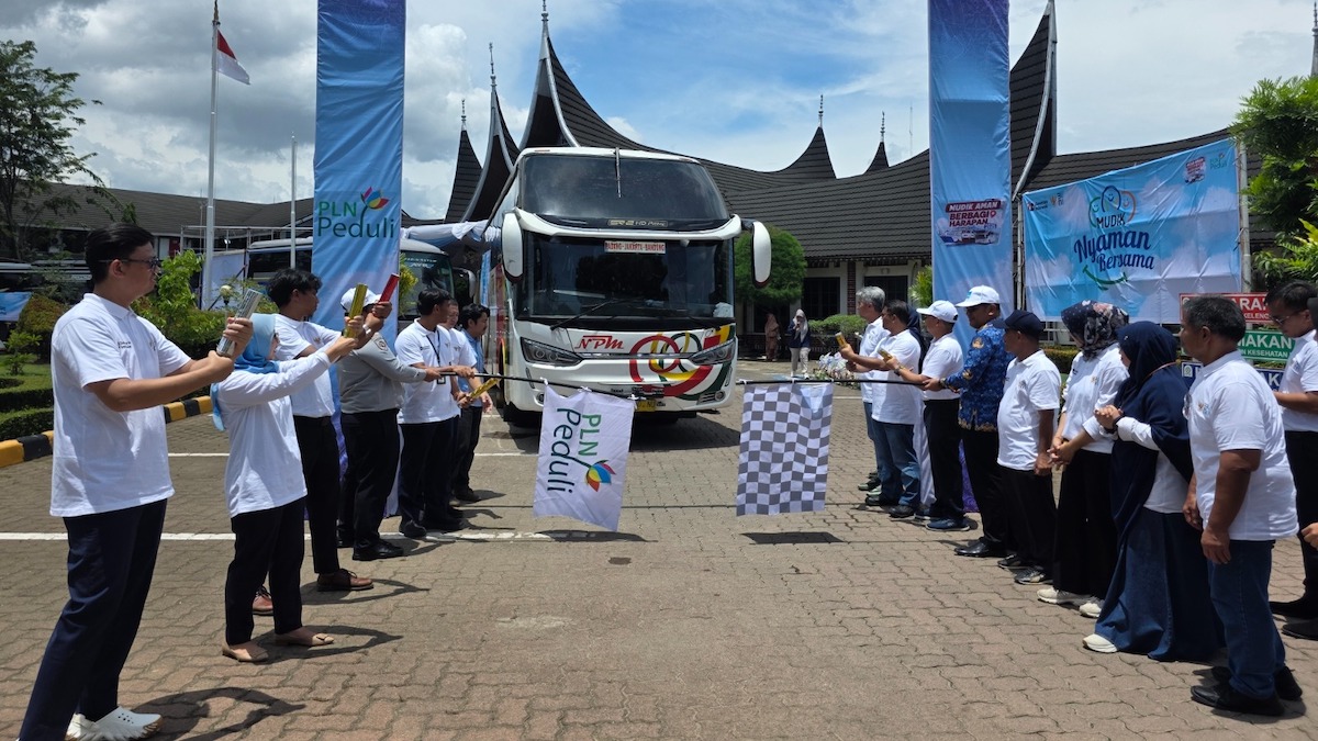 Pelepasan mudik nyaman bersama PLN. (dok. istimewa)