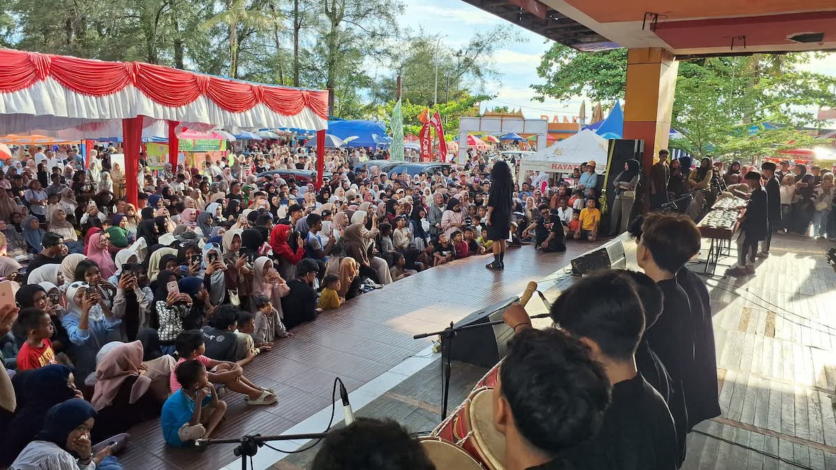 Antusiasme masyarakat di iven Piaman Barayo 2026. (dok. istimewa)