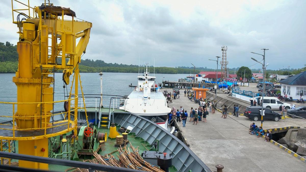 Program mudik gratis Semen Padang ke Mentawai. (dok. istimewa)
