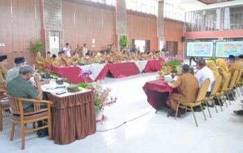 Rakor Pemprov Sumbar dengan Pemkab Pasaman. (dok. istimewa)