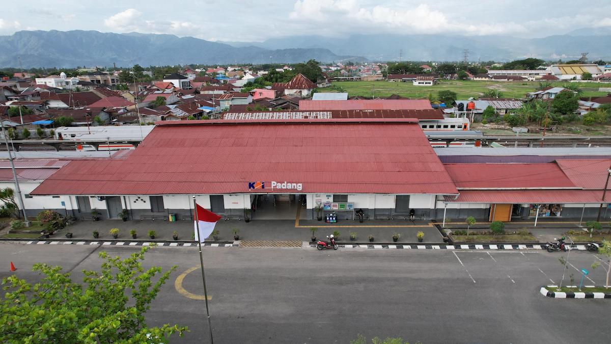 Stasiun Padang KAI Divre II Sumbar. (dok. istimewa)