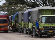 : Kementerian Perhubungan melalui Direktorat Jenderal Perhubungan Darat memperketat pengawasan terhadap pembatasan operasional angkutan barang selama periode Angkutan Lebaran 2026/1447 H. (Foto. Daniel/BKIP Kemenhub)