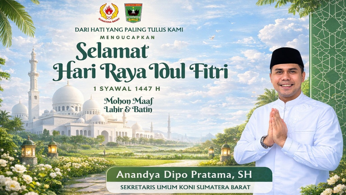 Ucapan Idul Fitri 1447 H Anandya Dipo Pratama. (dok. istimewa)