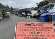 Jalur Padang–Bukittinggi via Sicincin-Malalak-Balingka Ditutup, Proses Perbaikan masih Berlangsung