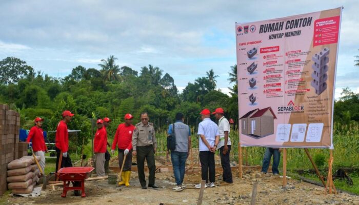 Groundbreaking Huntap di Kuranji, BNPB Juga Percayakan Sepablock di Sumut dan Aceh