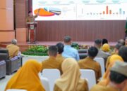 Gubernur Mahyeldi membuka rencana kontingensi bencana. (dok. istimewa)