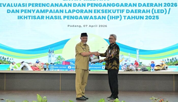 Pemprov Sumbar Gandeng BPKP Evaluasi Perencanaan 2026