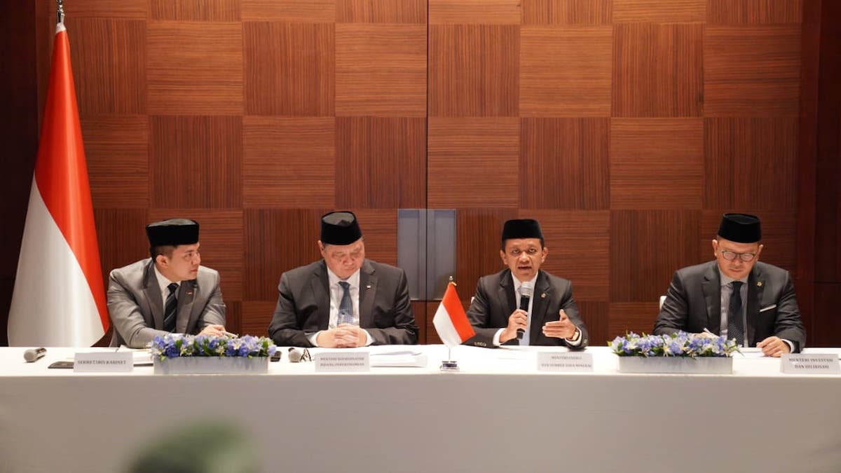 Jumpa pers pemerintah menyikapi eskalasi global. (dok. istimewa)