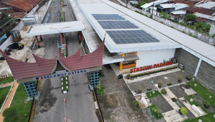 KAI Divre II Sumbar Perkuat Transportasi Massal Rendah Emisi dan Pemanfaatan Energi Hijau