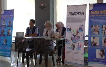 Layanan Semen Padang Hospital di dance competition. (dok. istimewa)