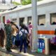 Lonjakan penumpang di Stasiun Padang. (dok. istimewa)