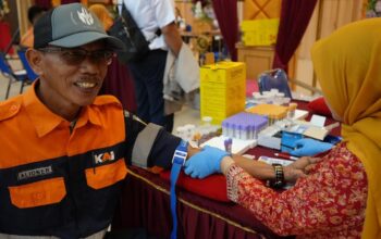 Medical Check Up (MCU) rutin pekerja di KAI Divre II Sumbar. (dok. Humas)