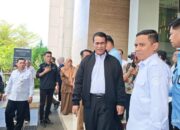 Menteri Pertanian RI Amran Sulaiman usai diwawancarai wartawan di Hotel Mercure. (dok. Radarsumbar)