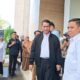 Menteri Pertanian RI Amran Sulaiman usai diwawancarai wartawan di Hotel Mercure. (dok. Radarsumbar)