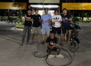 Pelaku pencurian kabel tower provider di Padang diciduk. (dok. istimewa)