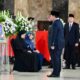 Penghormatan terakhir dari Presiden Prabowo atas gugurnya Praka Rico Pramudia. (dok. istimewa)