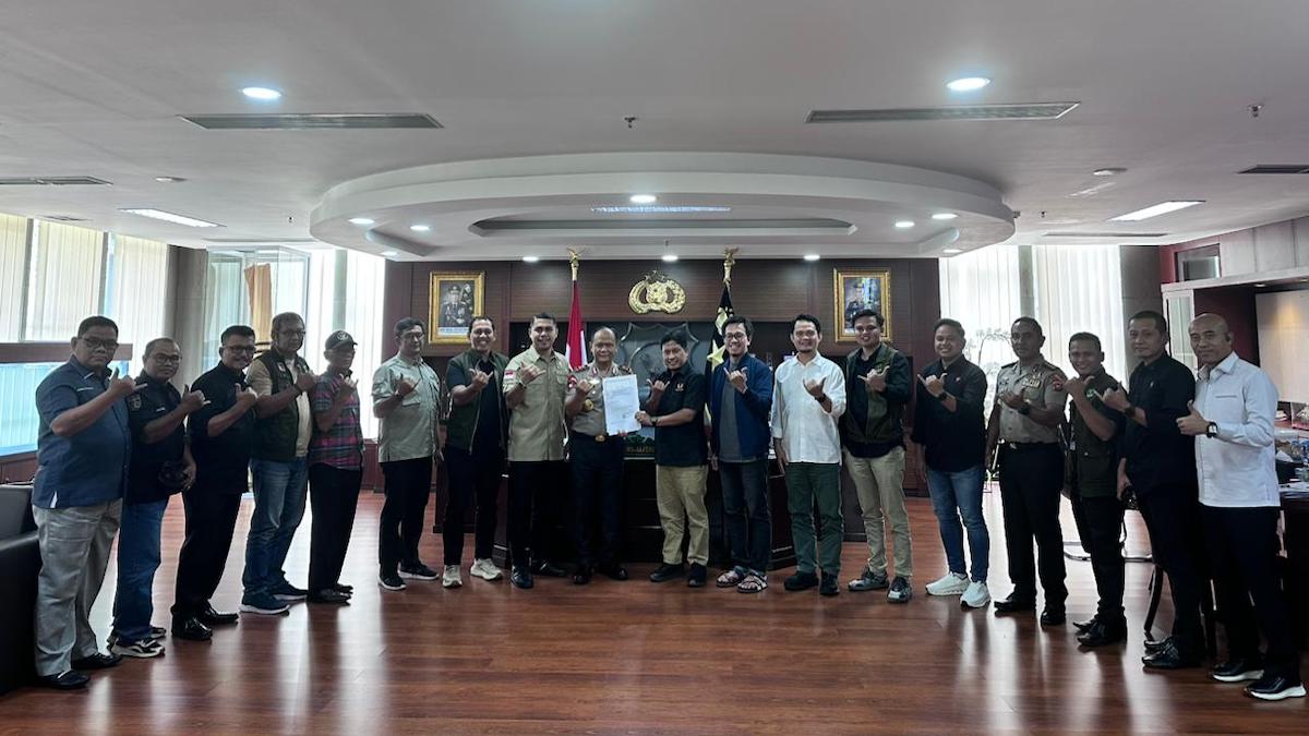 Pertemuan pengurus KONI Sumbar dengan Kapolda Sumbar. (dok. istimewa)