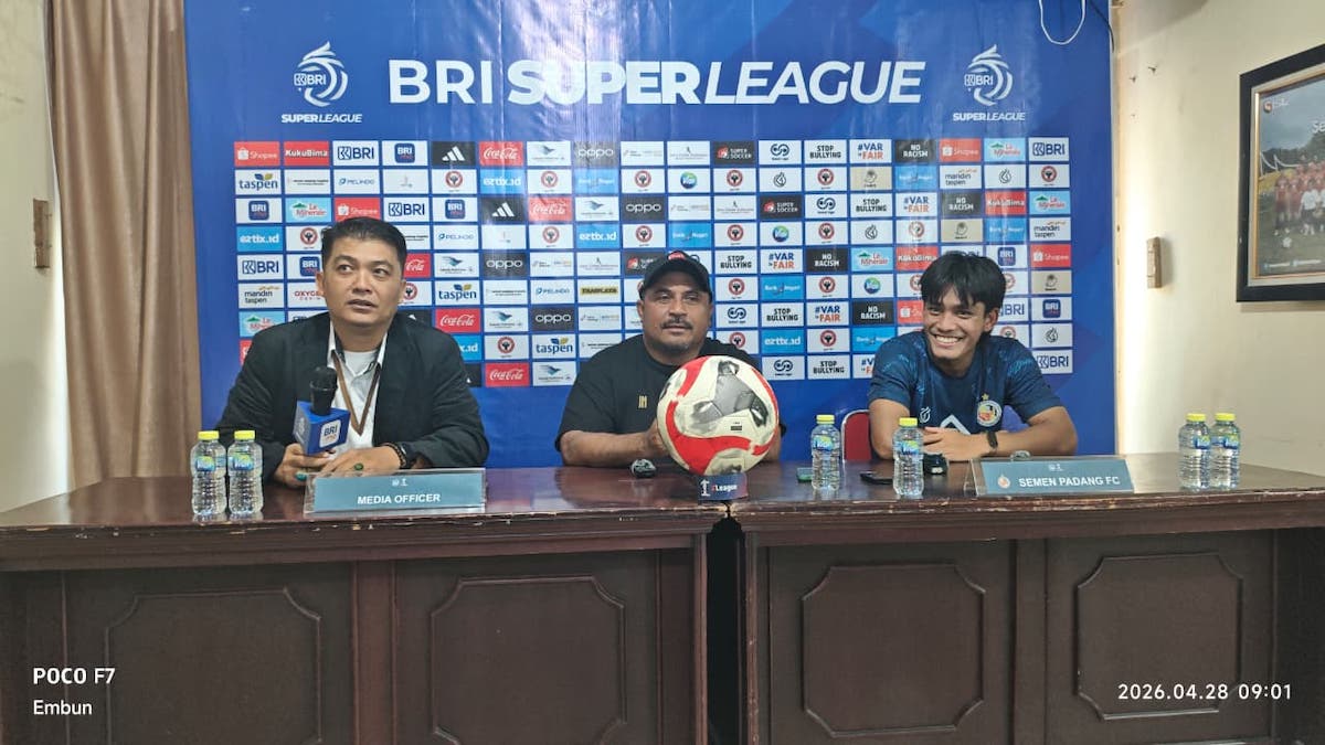 Prematch pressconference Semen Padang FC vs Madura United. (dok. Radarsumbar)