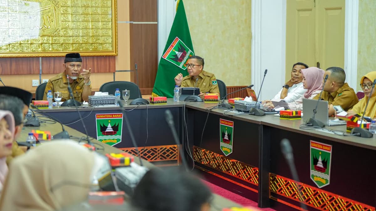 Rapat Pemprov Sumbar terkait Creative Hub Nagari. (dok. istimewa)