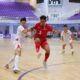 Pemain futsal timnas Indonesia, Andres Dwi Persada Putra, bertanding melawan tim Vietnam pada pertandingan semifinal Kejuaraan ASEAN Futsal 2026 di Nonthaburi Hall, Bangkok, Jumat (10/4/2026). (Antara/ Federasi Futsal Indonesia)