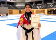 Taekwondoin Sumbar raih medali emas di Kejurnas Internasional. (dok. istimewa)