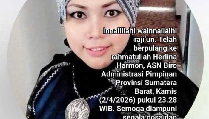 Protokoler Pemprov Sumbar Herlina Harmon Meninggal Dunia, PWI Sumbar Sampaikan Belasungkawa