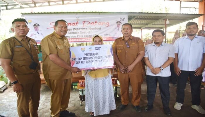 BPNT dan PKH Disalurkan di Pariaman, 401 Keluarga Terima Bantuan