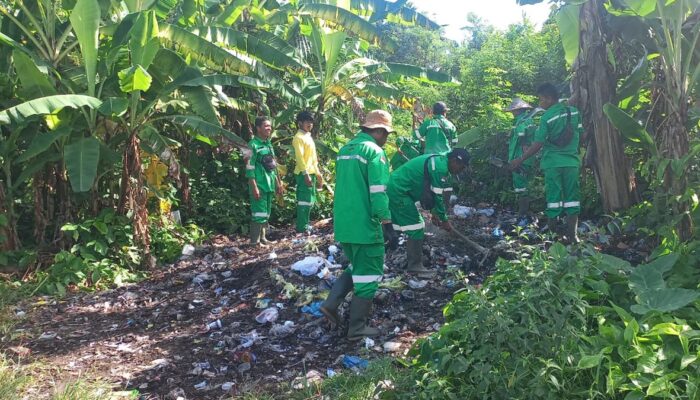 LPS Kurao Pagang Bersihkan TPS Liar, Warga Non-PDAM tidak Mampu Digratiskan Retribusi Sampah