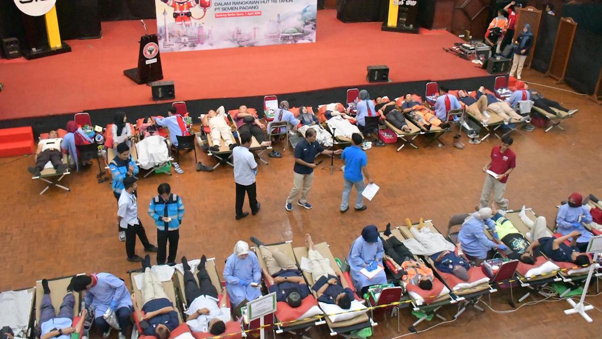 Donor darah Semen Padang. (dok. istimewa)