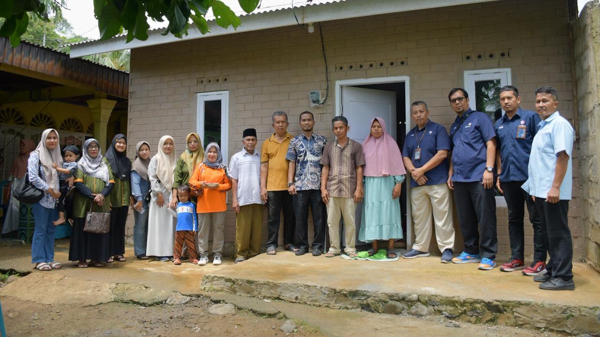 Rumah bantuan untuk masyarakat dari Semen Padang. (dok. istimewa)