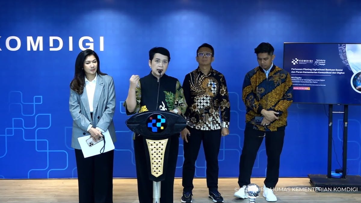 Direktur Jenderal Teknologi Pemerintah Digital Kementerian Komunikasi dan Digital, Mira Tayyiba, menegaskan bahwa digitalisasi bansos bukan sekadar pembangunan aplikasi, melainkan penguatan ekosistem layanan publik lintas instansi yang terhubung, aman, dan berbasis data. (Foto: Dok Kemkomdigi)