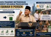 Presiden Prabowo Instruksikan Bunga Kredit Keluarga Prasejahtera di Bawah 9 Persen