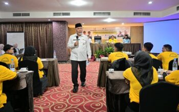 Gubernur Mahyeldi hadiri pelatihan konten digital untuk pemuda di Bukittinggi. (dok. istimewa)