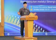 Gubernur Mahyeldi menghadiri iven DAUN di Kantor Perwakilan Bank Indonesia Sumbar. (dok. adpsb)