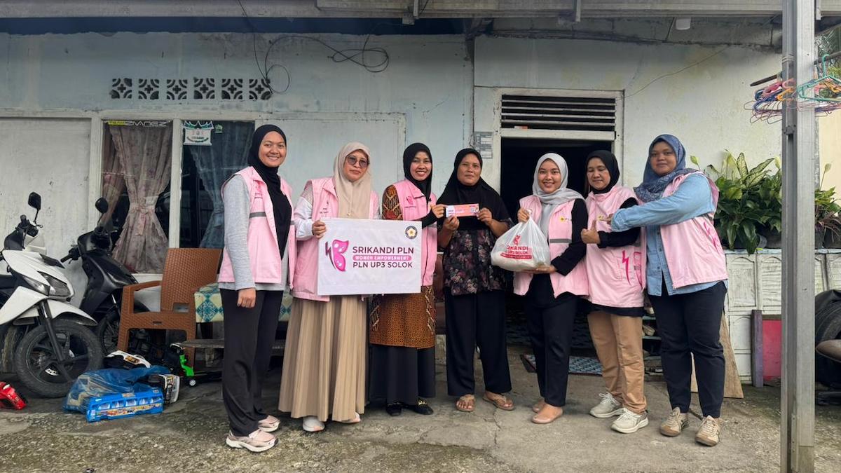 Kepedulian Srikandi PLN untuk perempuan tangguh di Solok. (dok. istimewa)