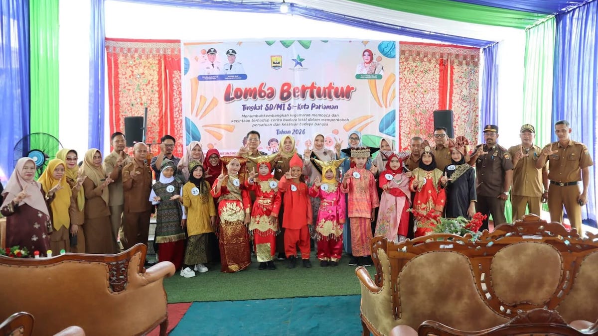 Lomba bertutur SD/MI di Pariaman. (dok. istimewa)