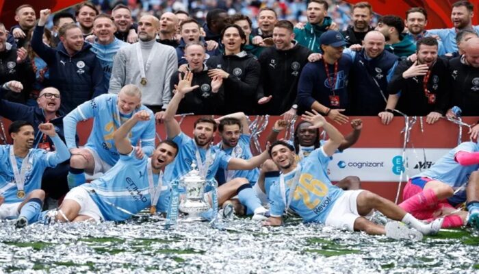 Semenyo jadi Penentu, Manchester City Juara Piala FA di Wembley