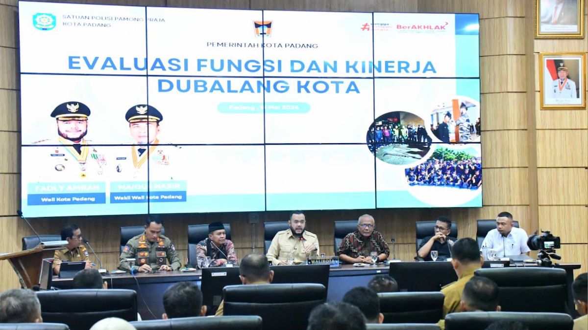 Pemko Padang evaluasi kinerja dubalang. (dok. istimewa)