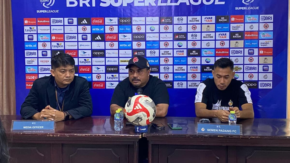 Prematch press conference Semen Padang FC vs Persik. (dok. Radarsumbar)