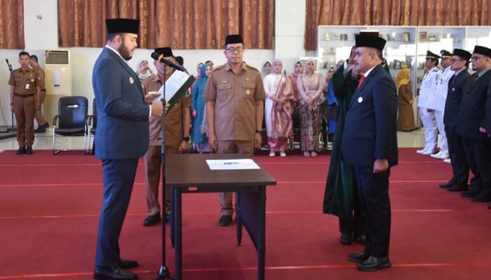 Raju Minropa Resmi Dilantik Jadi Sekda Kota Padang