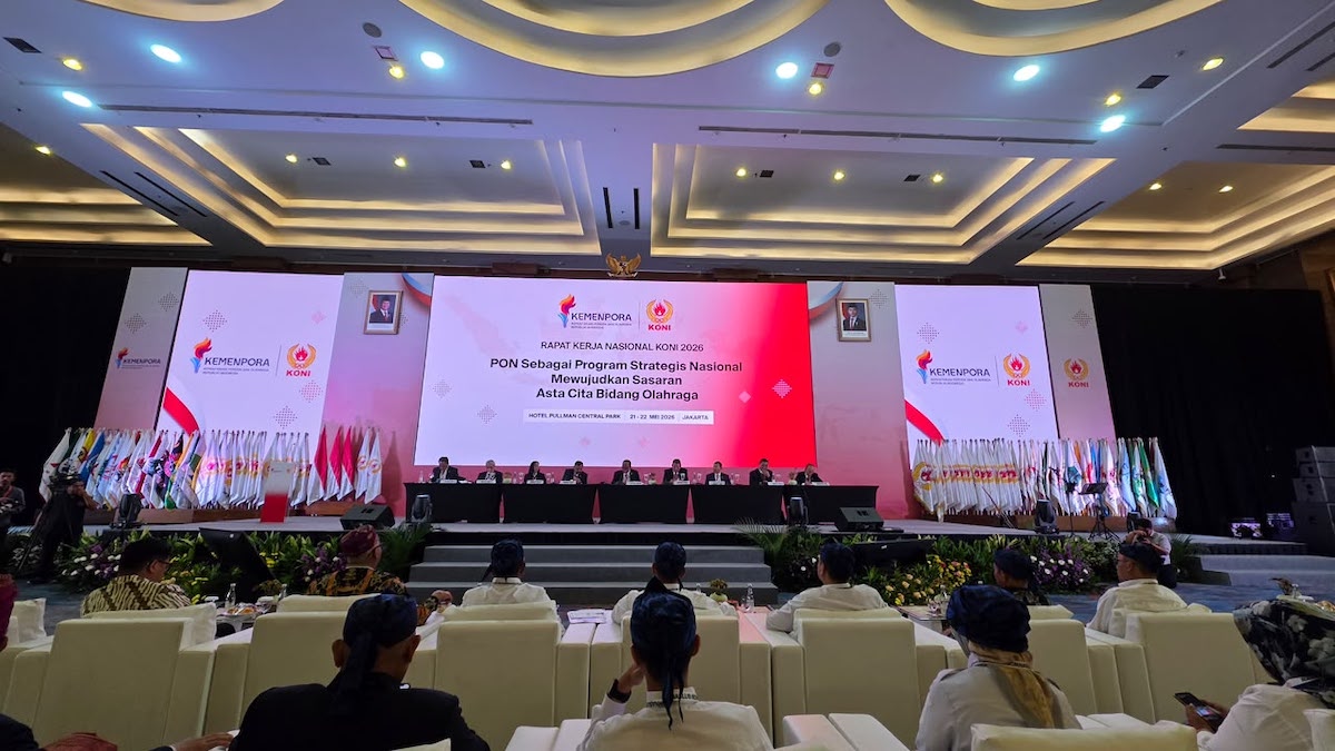 Rakernas KONI 2026 di Jakarta. (dok. Humas KONI)