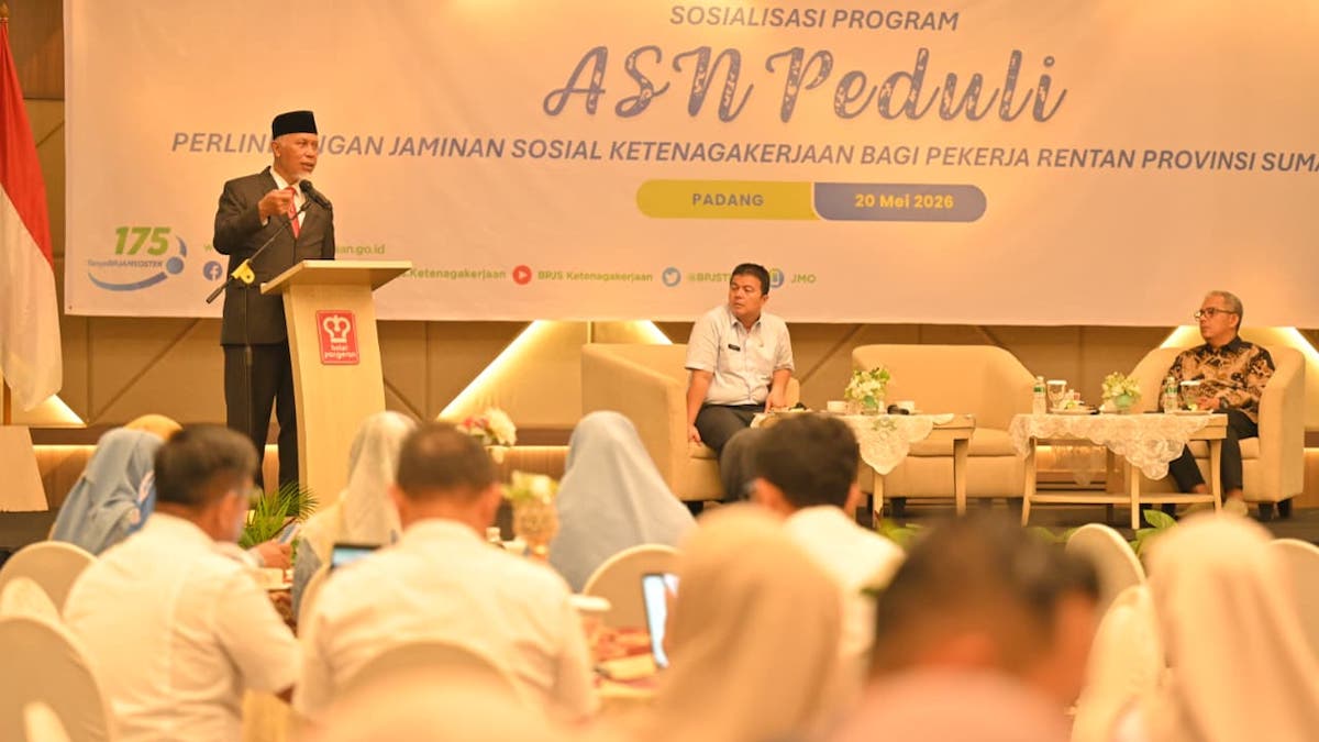 Sosialisasi program ASN Peduli Perlindungan Jaminan Sosial Ketenagakerjaan. (dok. istimewa)