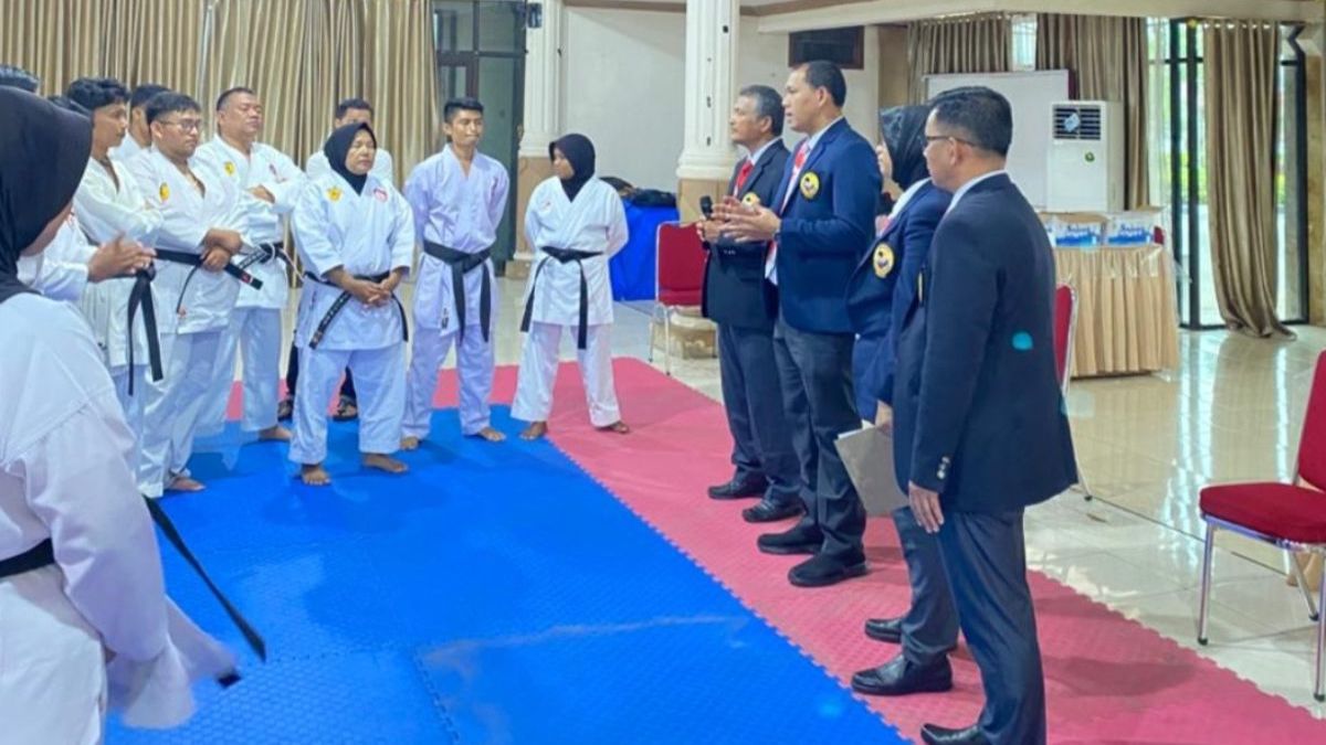 Sumbar gelar penataran pertama wasit karate WKF 2026. (dok. istimewa)