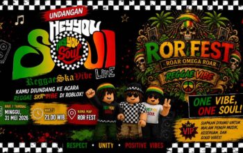 Undangan ROR Fest Hey You Soul band di Roblox. (dok. istimewa)