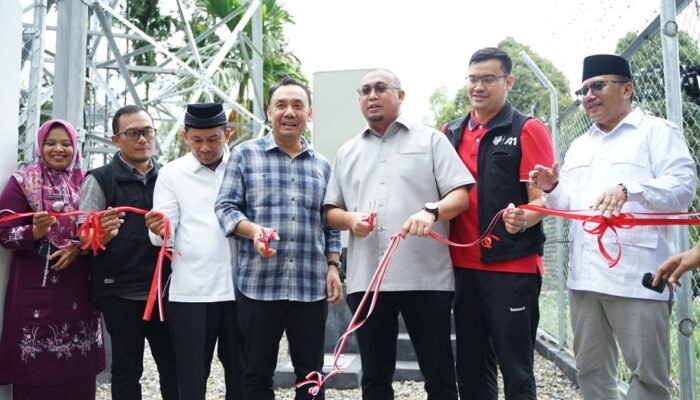 Andre Rosiade Resmikan BTS Telkomsel di Malalak Selatan, Dorong Agam Bebas Blank Spot