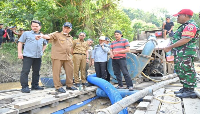 Gubernur Sumbar Datangi Lokasi PETI Sijunjung, Minta Penambang Segera Urus Izin