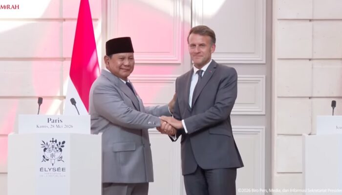 Bertemu Macron, Prabowo Tegaskan Dukungan Solusi Dua Negara untuk Palestina