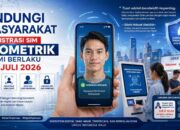 ilustrasi registrasi SIM Biometrik. (dibuat dengan ChatGPT)