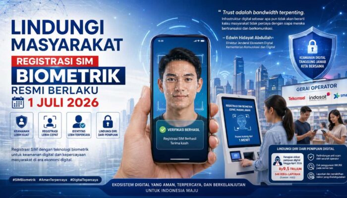 Lindungi masyarakat, Registrasi SIM Biometrik Resmi Berlaku 1 Juli 2026