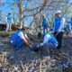 Aksi penanaman pohon oleh PLN di kawasan Malvinas. (dok. istimewa)